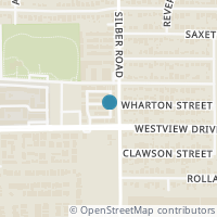 Map location of 6703 Saxton Manor St, Houston TX 77055