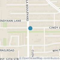 Map location of 6439 Cindy Ln, Houston TX 77008
