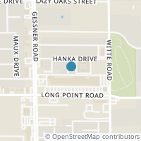 Map location of 1422 Southwick Street, Houston, TX 77080