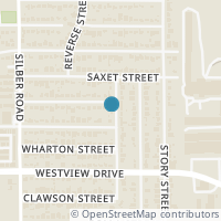 Map location of 6501 Sivley St, Houston TX 77055