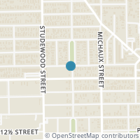 Map location of 1102 Algregg Street, Houston, TX 77009