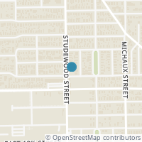 Map location of 1408 Studewood St, Houston TX 77008