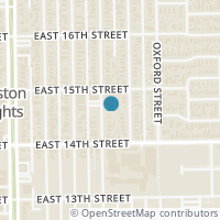 Map location of 1432 Arlington St, Houston TX 77008