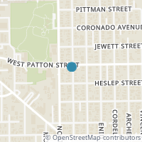 Map location of 709 Tabor Street, Houston, TX 77009