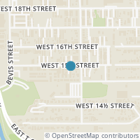 Map location of 1108 W 15th 1/2 Street, Houston, TX 77008
