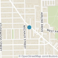 Map location of 4731 N Main St, Houston TX 77009