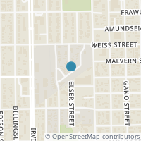 Map location of 4203 Darter St #B387, Houston TX 77009