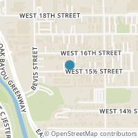 Map location of 1131 W 15th 1/2 Street, Houston, TX 77008