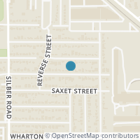 Map location of 6434 Schiller St, Houston TX 77055