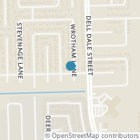 Map location of 1323 Wrotham Ln, Channelview TX 77530