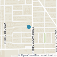 Map location of 826 Peddie Street, Houston, TX 77008