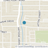 Map location of 7310 Schiller St, Houston TX 77055