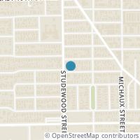 Map location of 1131 Peddie Street, Houston, TX 77009