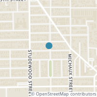 Map location of 4813 Norhill Boulevard, Houston, TX 77009