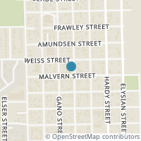Map location of 4307 Chapman St, Houston TX 77009