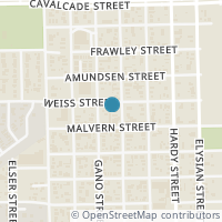Map location of 1306 Weiss St #538, Houston TX 77009