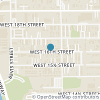Map location of 1142 W 16th Street, Houston, TX 77008