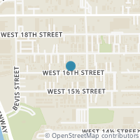 Map location of 1144 W 16th Street, Houston, TX 77008