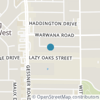Map location of 10047 Briarwild Ln, Houston TX 77080