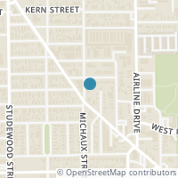 Map location of 4808 Michaux Street, Houston, TX 77009