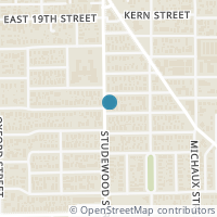Map location of 1141 E 16th St Street, Houston, TX 77009