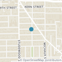 Map location of 1102 Walling Street, Houston, TX 77009