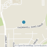 Map location of 9 Thornhill Oaks Drive, Houston, TX 77015