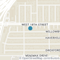 Map location of 2519 Willowby Dr, Houston TX 77008