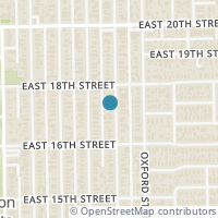 Map location of 1629 Columbia St, Houston TX 77008