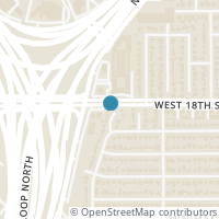 Map location of 1731 Knightwick Dr, Houston TX 77008