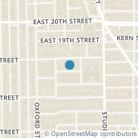 Map location of 719 Wilken Street, Houston, TX 77008