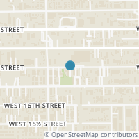 Map location of 1016 W 18th Street #B, Houston, TX 77008