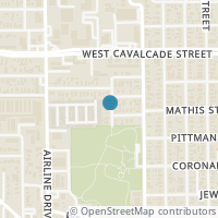 Map location of 1205 Armstead Street, Houston, TX 77009