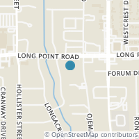 Map location of 1745 Ojeman Point Lane, Houston, TX 77055
