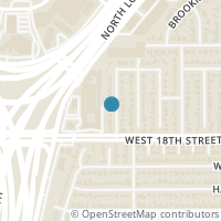 Map location of 1819 Locksford St, Houston TX 77008