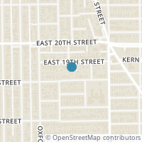 Map location of 702 E 19th Street, Houston, TX 77008