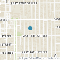 Map location of 1817 Cortlandt Street, Houston, TX 77008
