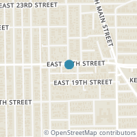 Map location of 618 E 20th Street #A, Houston, TX 77008