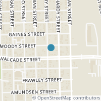 Map location of 4806 Terry St #B, Houston TX 77009