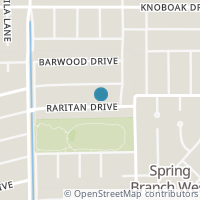 Map location of 10218 Raritan Dr, Houston TX 77043