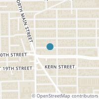 Map location of 1133 Robbie Street, Houston, TX 77009