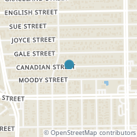 Map location of 506 Canadian Street, Houston, TX 77009