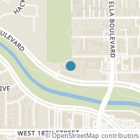 Map location of 1810 Stacy Crst, Houston TX 77008