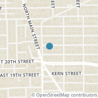 Map location of 1131 Louise Street, Houston, TX 77009
