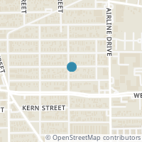 Map location of 937 Louise St, Houston TX 77009