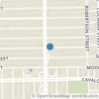 Map location of 806 Gale Street, Houston, TX 77009