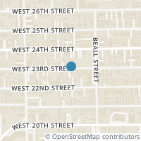 Map location of 1126 W 23rd Street #C, Houston, TX 77008