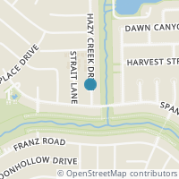 Map location of 2615 Hazy Creek Drive, Houston, TX 77084