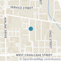 Map location of 1620 Northwood Street, Houston, TX 77009