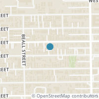 Map location of 943 W 23rd Street, Houston, TX 77008